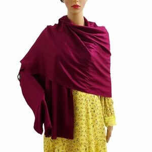 Vince Camuto pashmina wine scarf